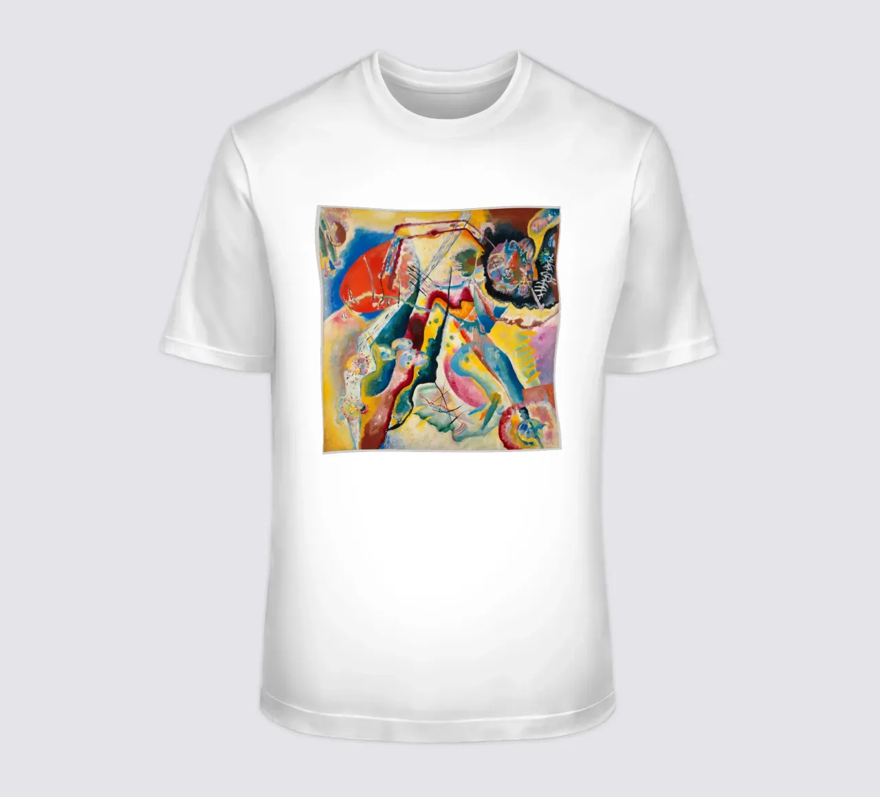 Painting with Red Spot by Wassily Kandinsky 1914 t-shirt by Venus Art