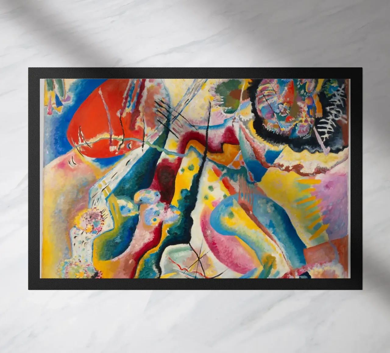 Painting with Red Spot by Wassily Kandinsky 1914 zerbino da Venus Art