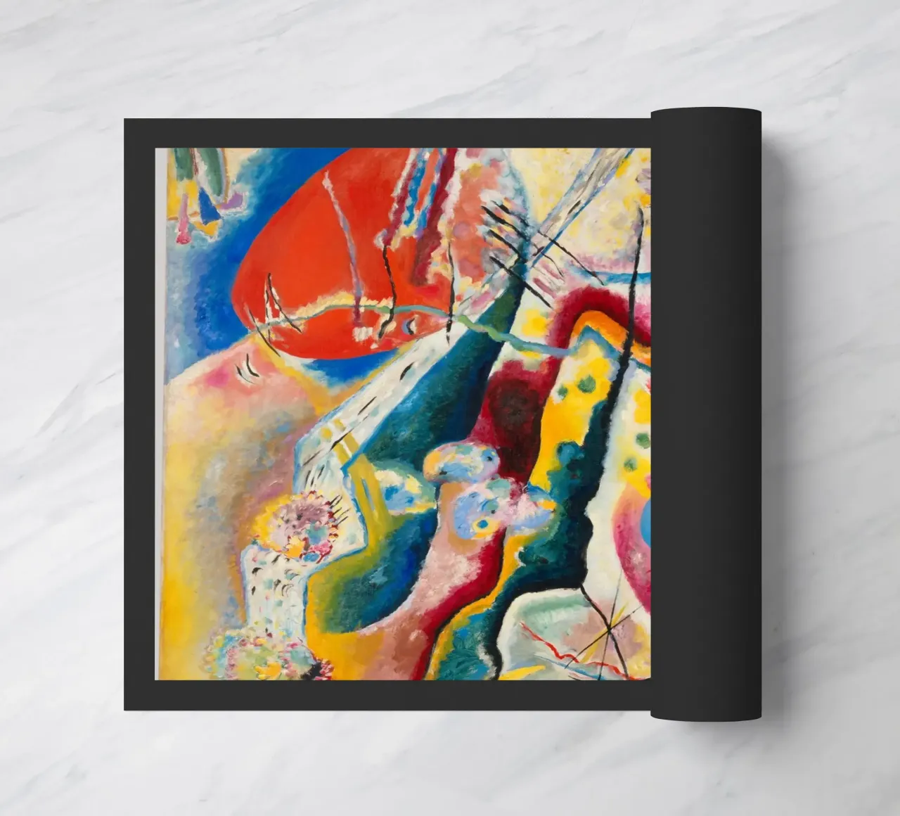 Painting with Red Spot by Wassily Kandinsky 1914 zerbino da Venus Art