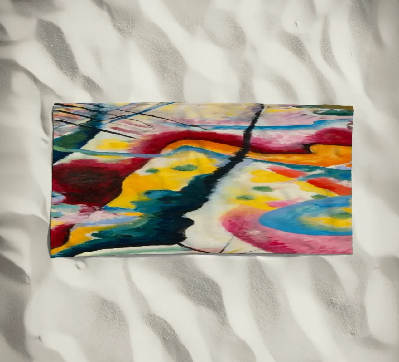 Painting with Red Spot by Wassily Kandinsky 1914 telo mare da Venus Art