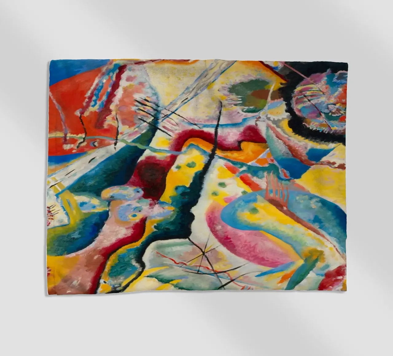 Painting with Red Spot by Wassily Kandinsky 1914 telo mare da Venus Art
