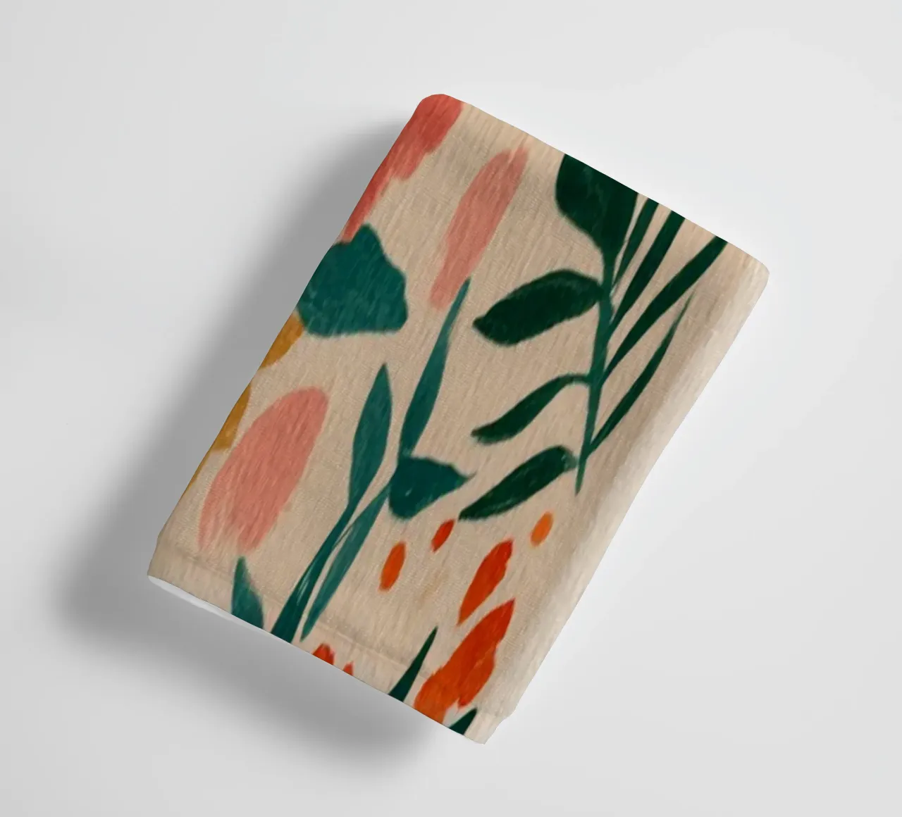 Botanical Abstract Oranges and Blossoms asciugamano da bagno da Gypsy Galleria