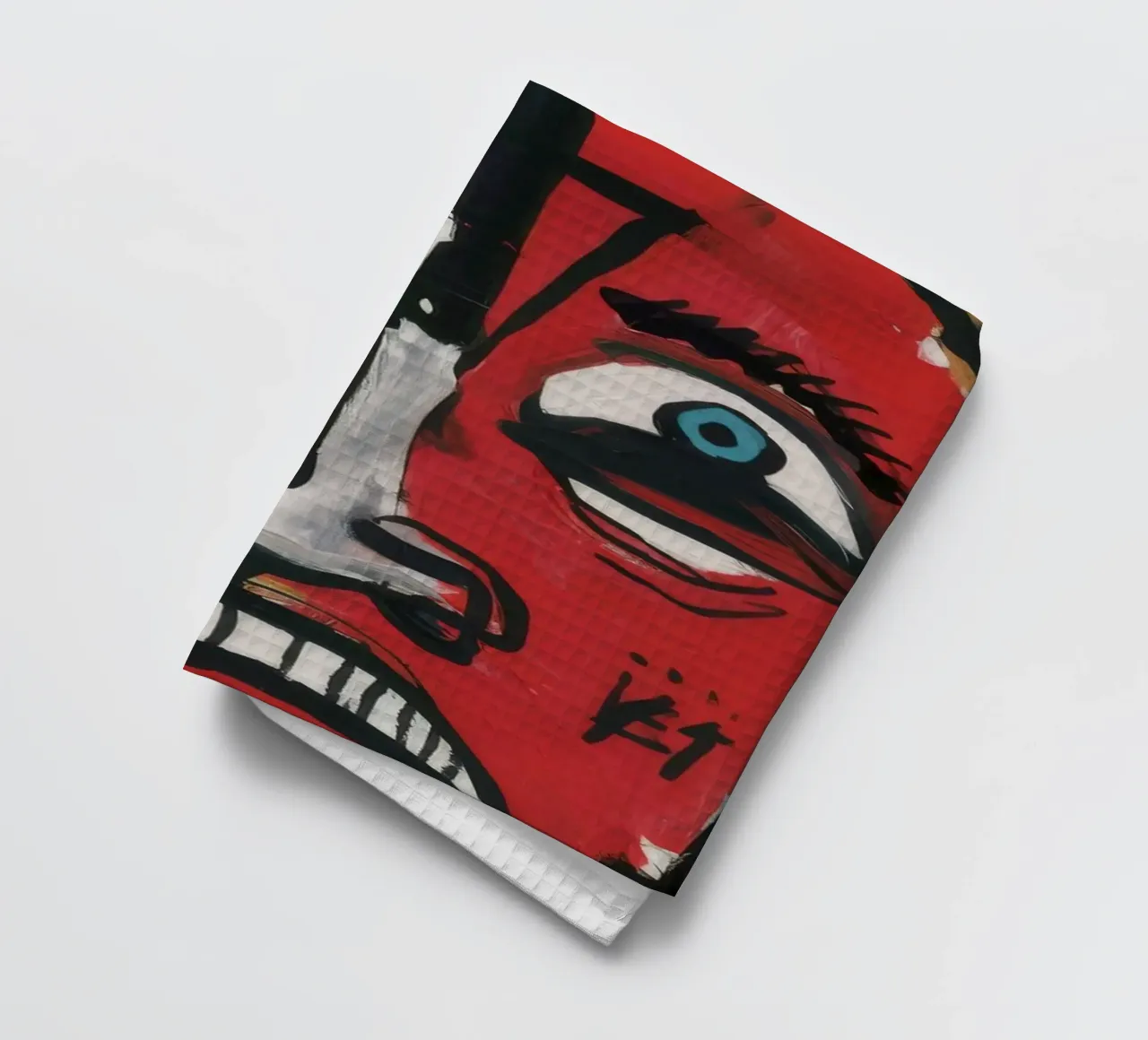 Chaotic Emotional Explosion tea towel by Muse Fragments