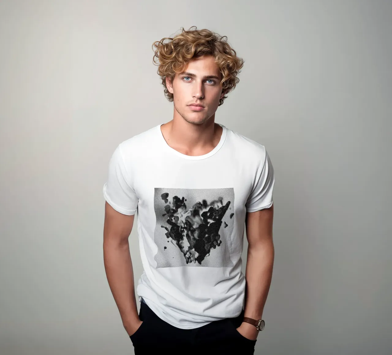 Solid Smoke t-shirt da Khyati Trehan