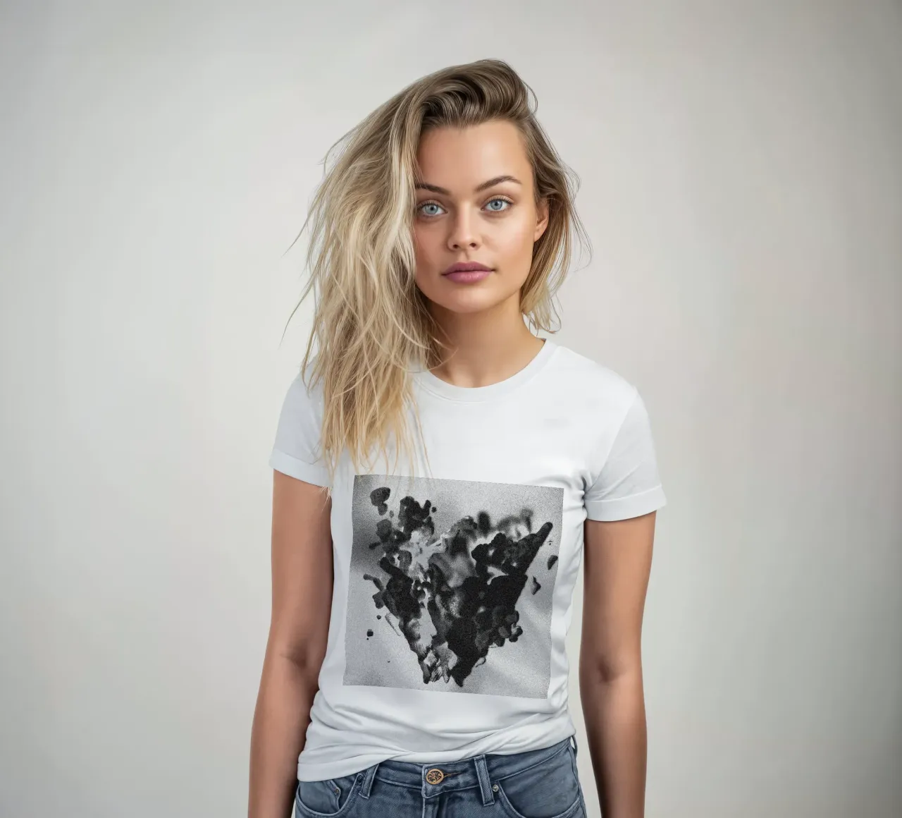 Solid Smoke t-shirt da donna da Khyati Trehan