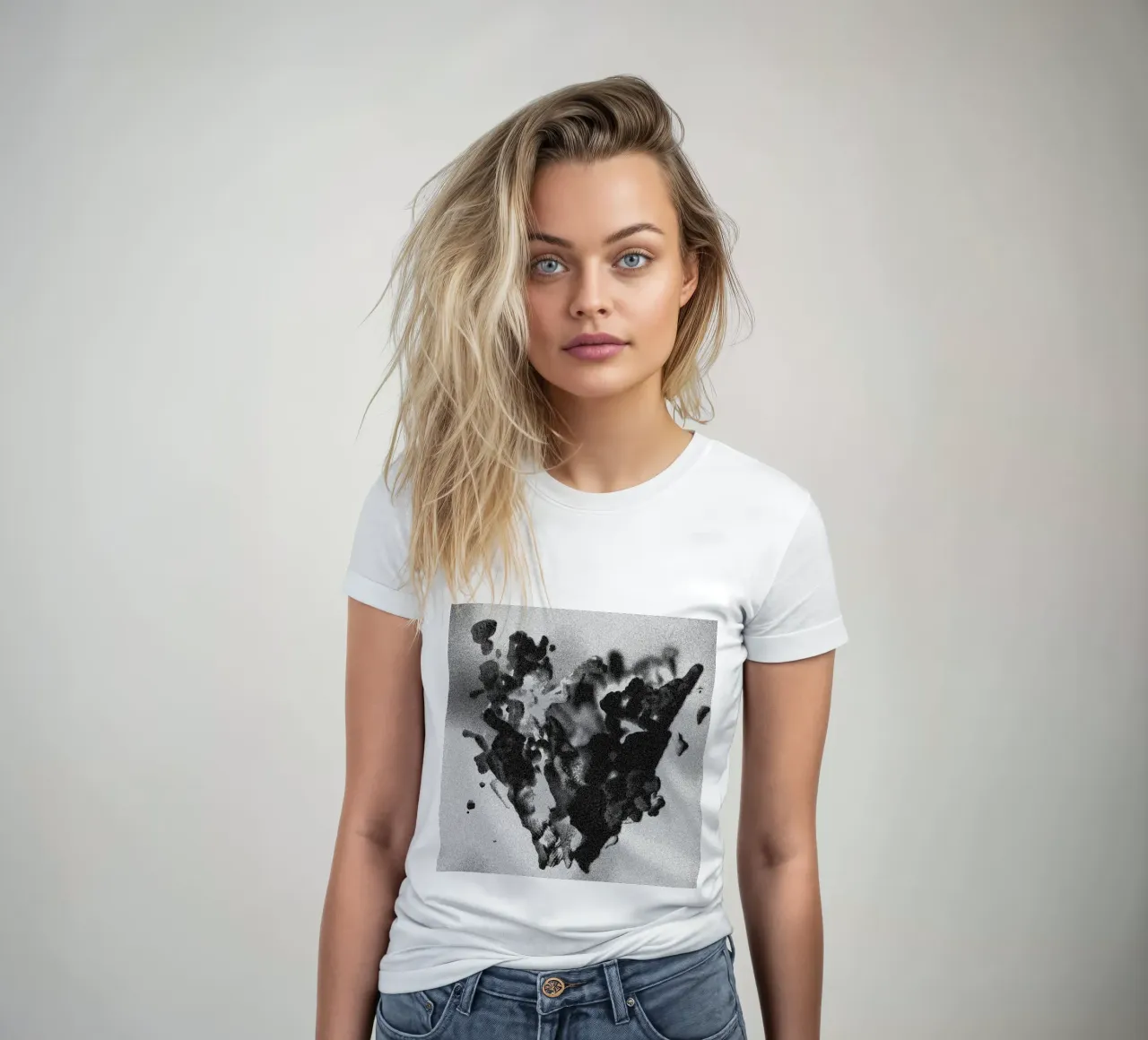 Solid Smoke t-shirt da donna da Khyati Trehan