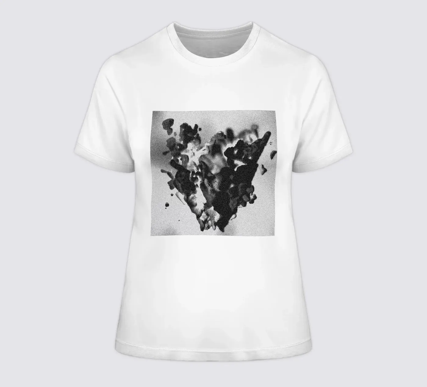 Solid Smoke t-shirt da donna da Khyati Trehan