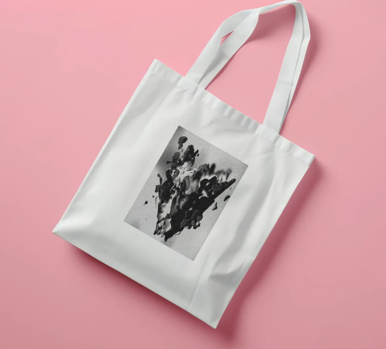 Solid Smoke tote bag by Khyati Trehan