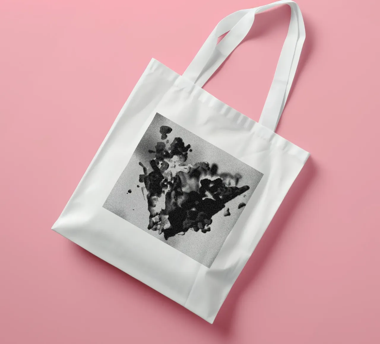 Solid Smoke tote bag by Khyati Trehan