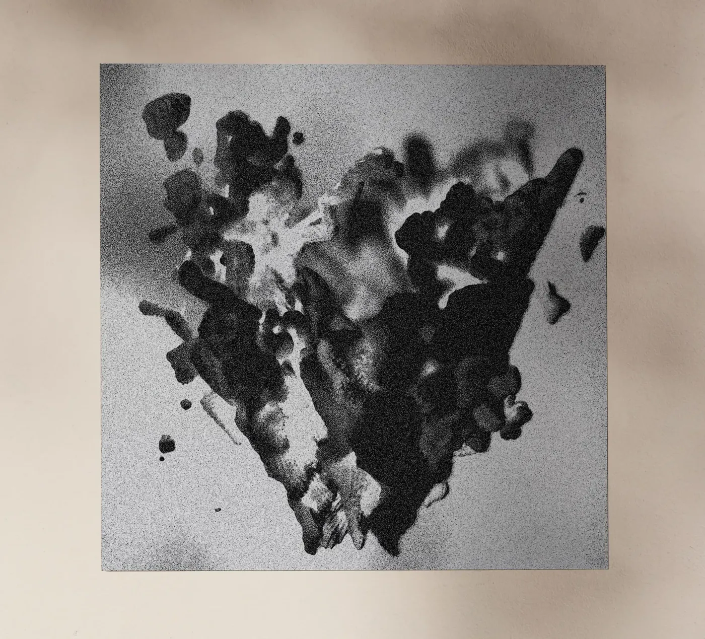 Solid Smoke Backlit Folie von Khyati Trehan