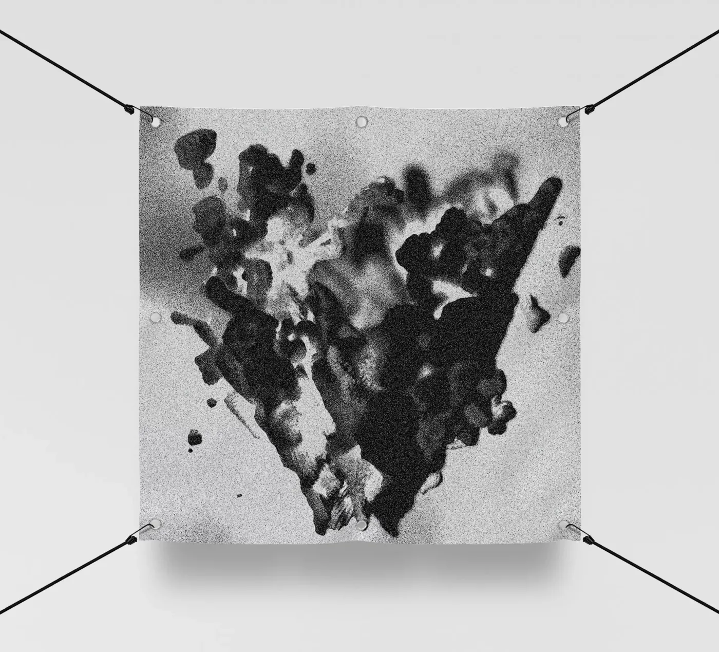 Solid Smoke pvc-zeil van Khyati Trehan