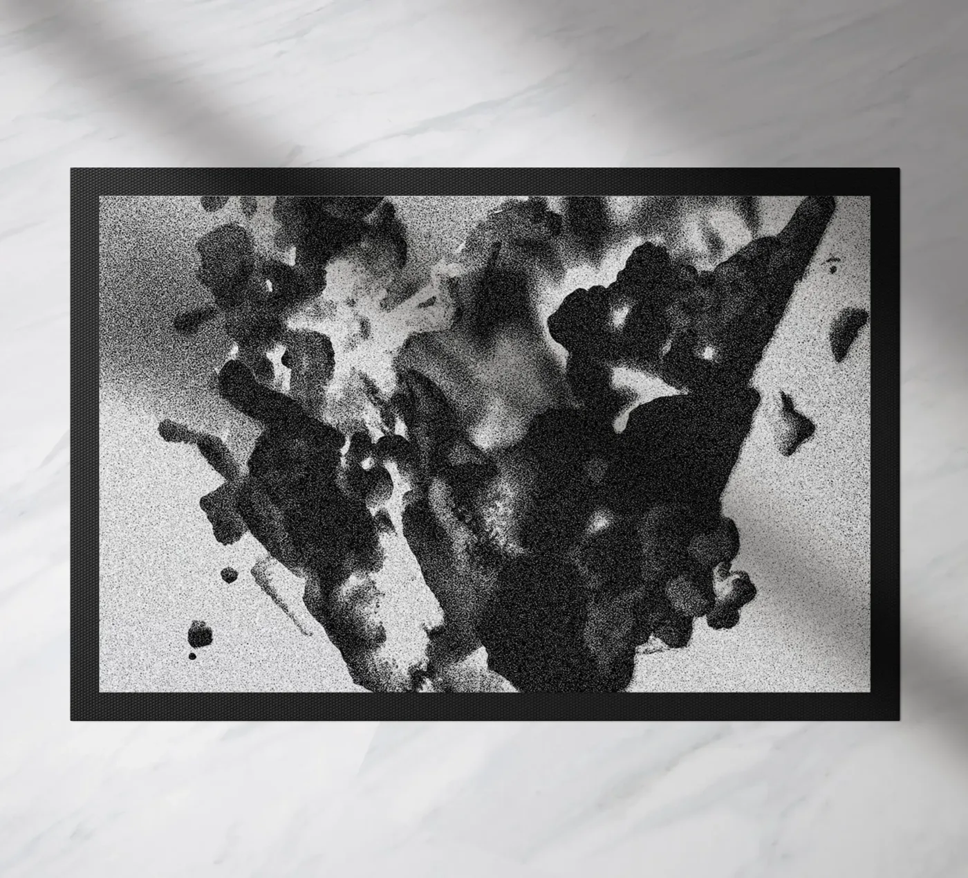 Solid Smoke doormat by Khyati Trehan