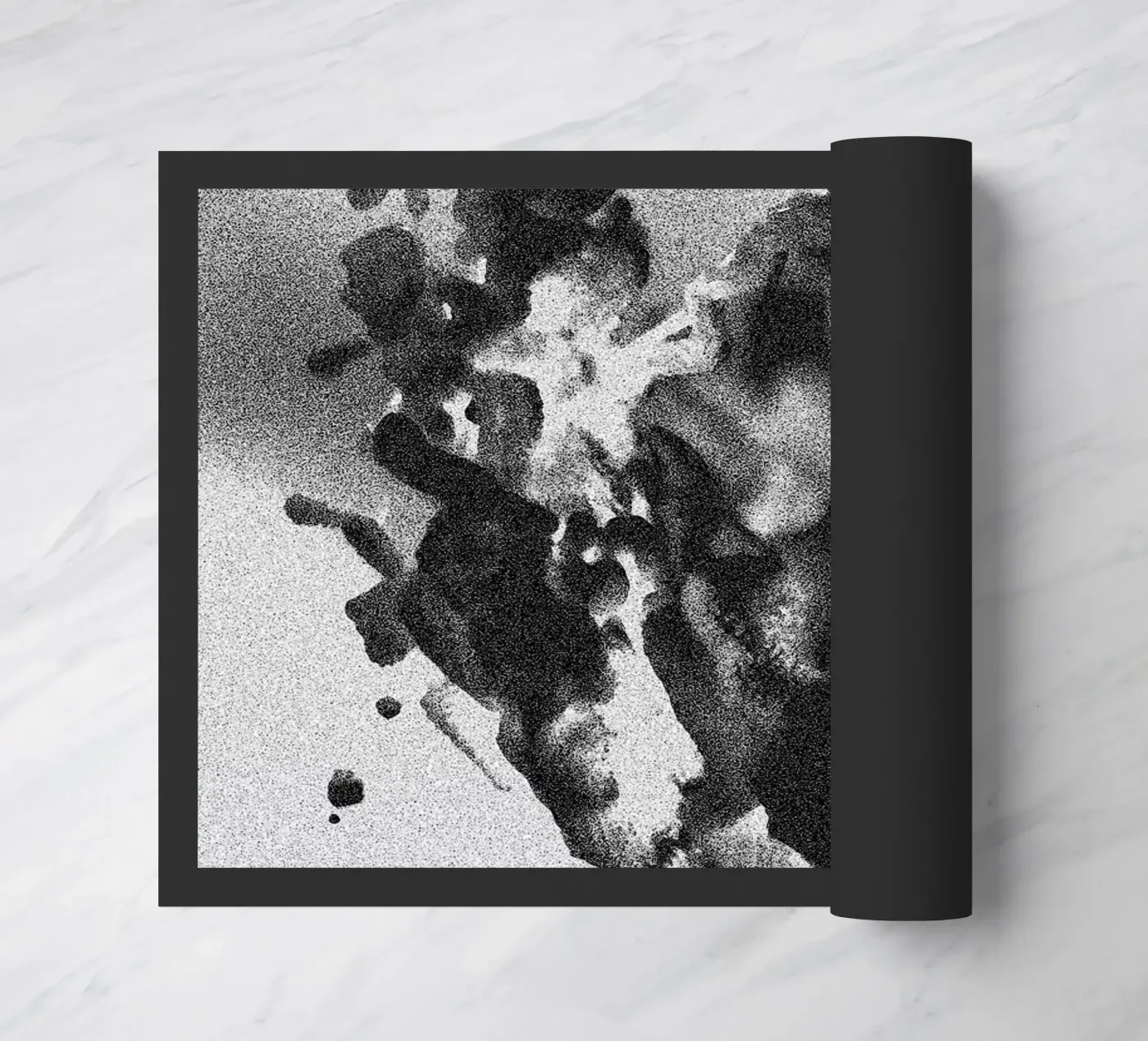 Solid Smoke doormat by Khyati Trehan