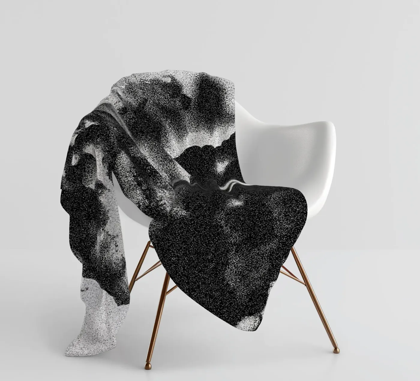 Solid Smoke fleecedeken van Khyati Trehan