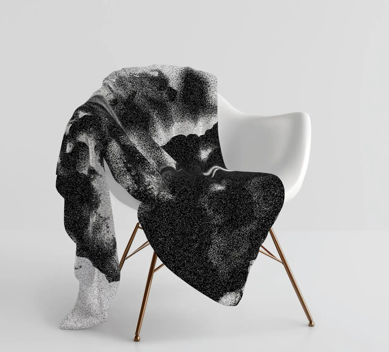 Solid Smoke Fleecedecke von Khyati Trehan