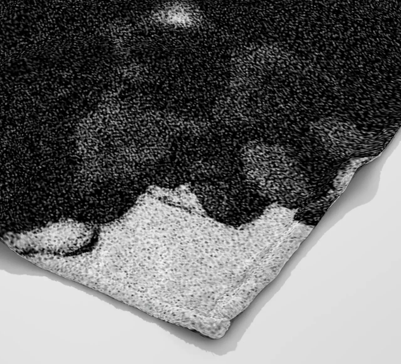 Solid Smoke Fleecedecke von Khyati Trehan