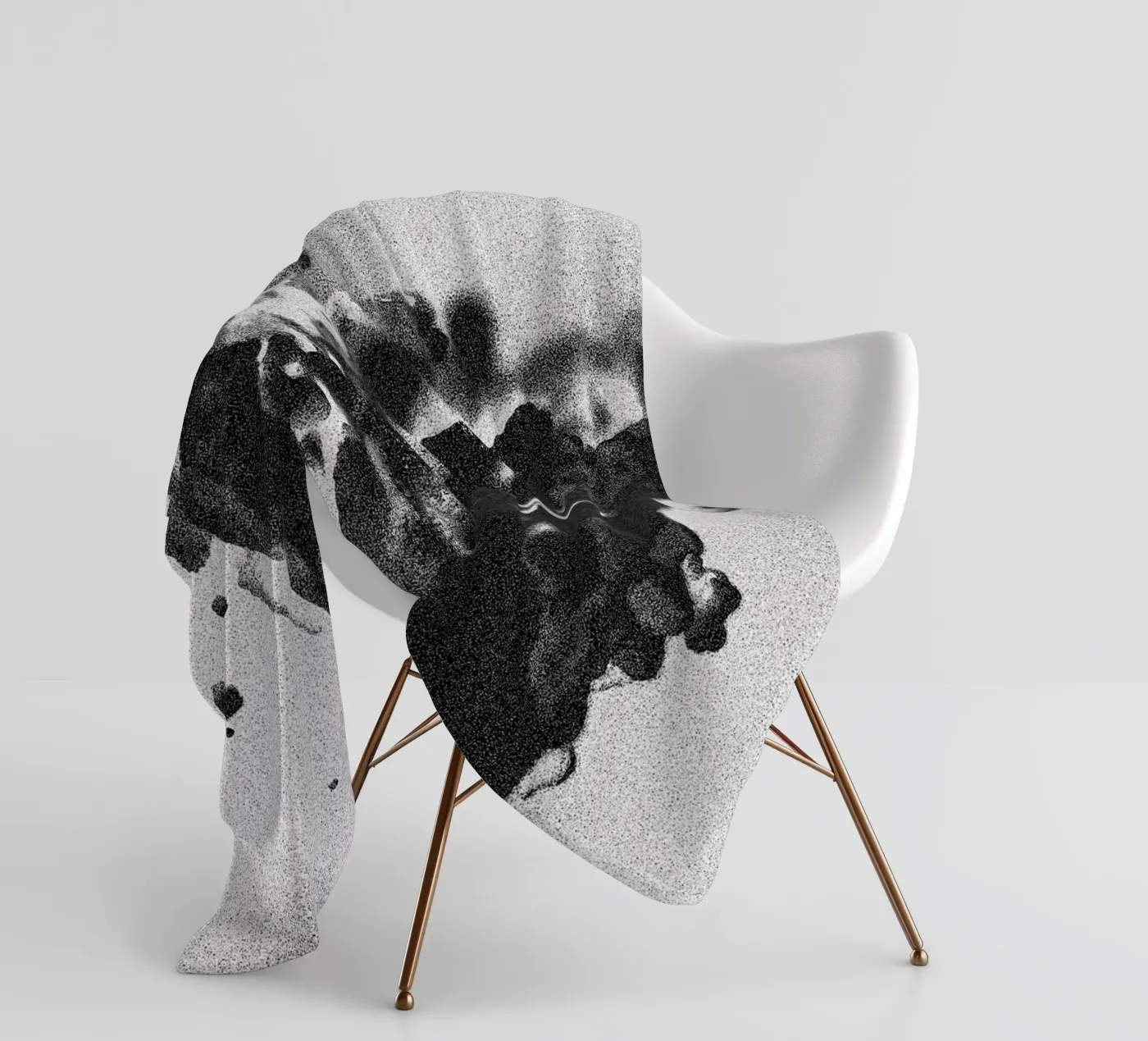 Solid Smoke fleecedeken van Khyati Trehan