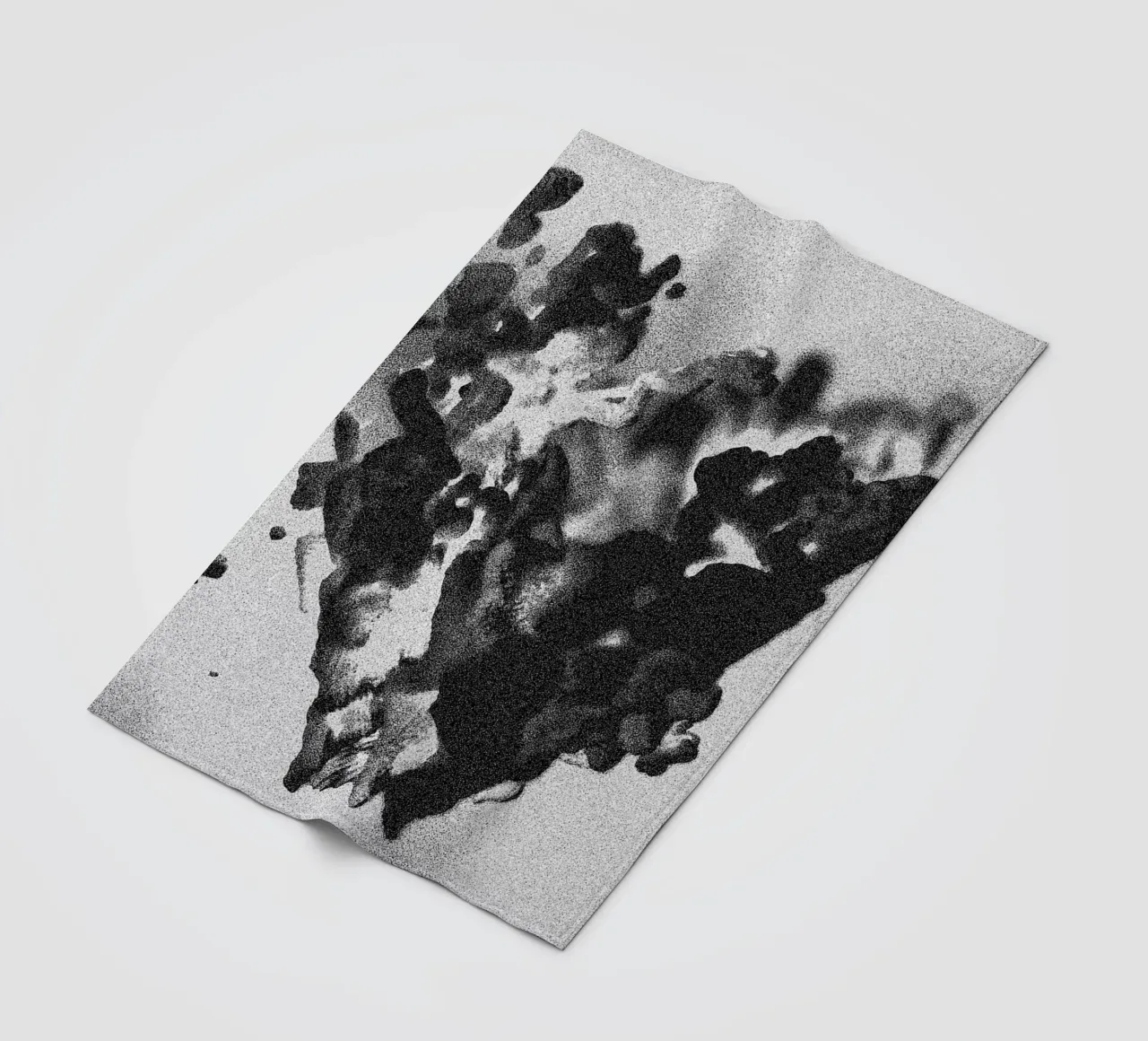 Solid Smoke Fleecedecke von Khyati Trehan