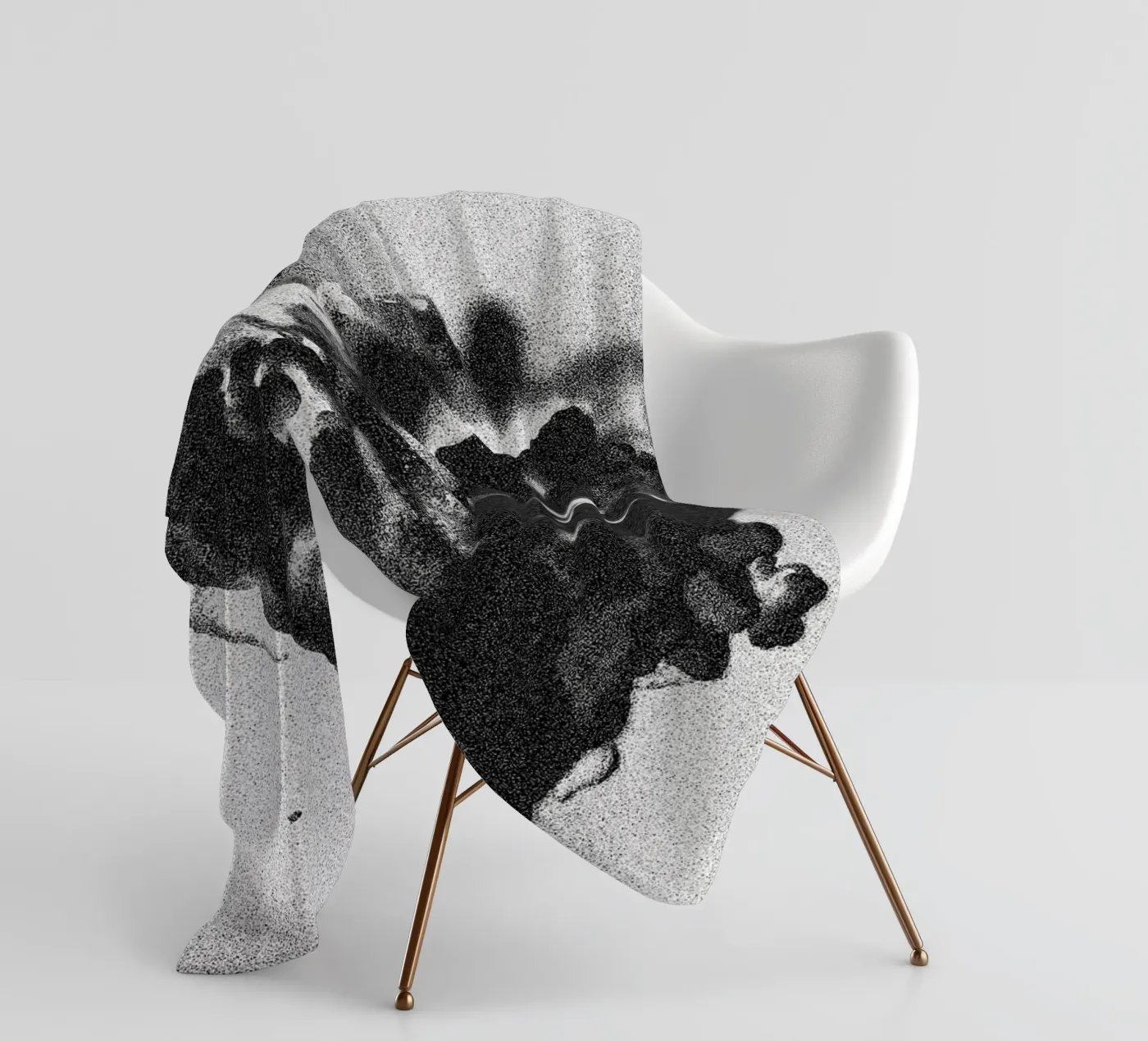 Solid Smoke fleecedeken van Khyati Trehan