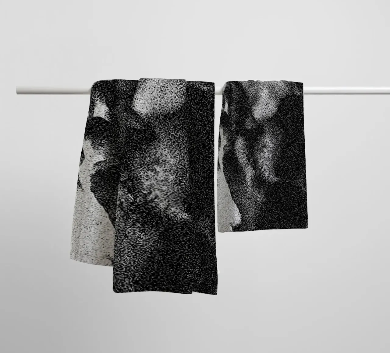 Solid Smoke towel by Khyati Trehan