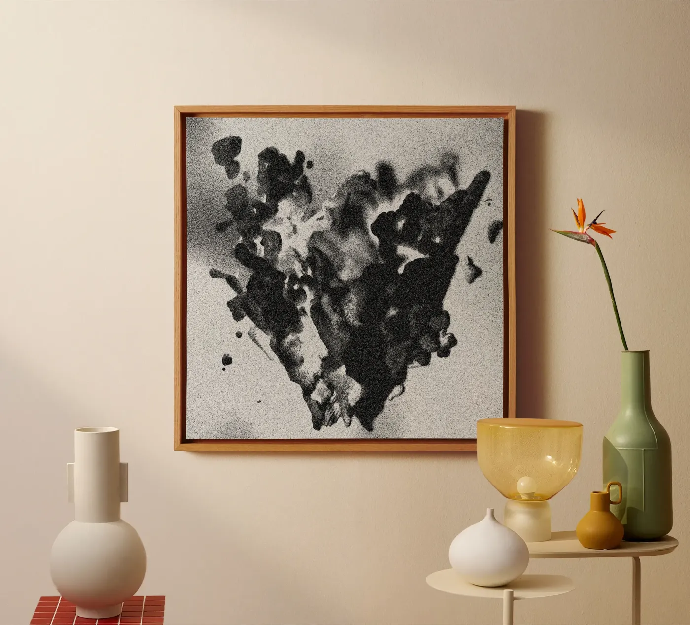 Solid Smoke Leinwand von Khyati Trehan