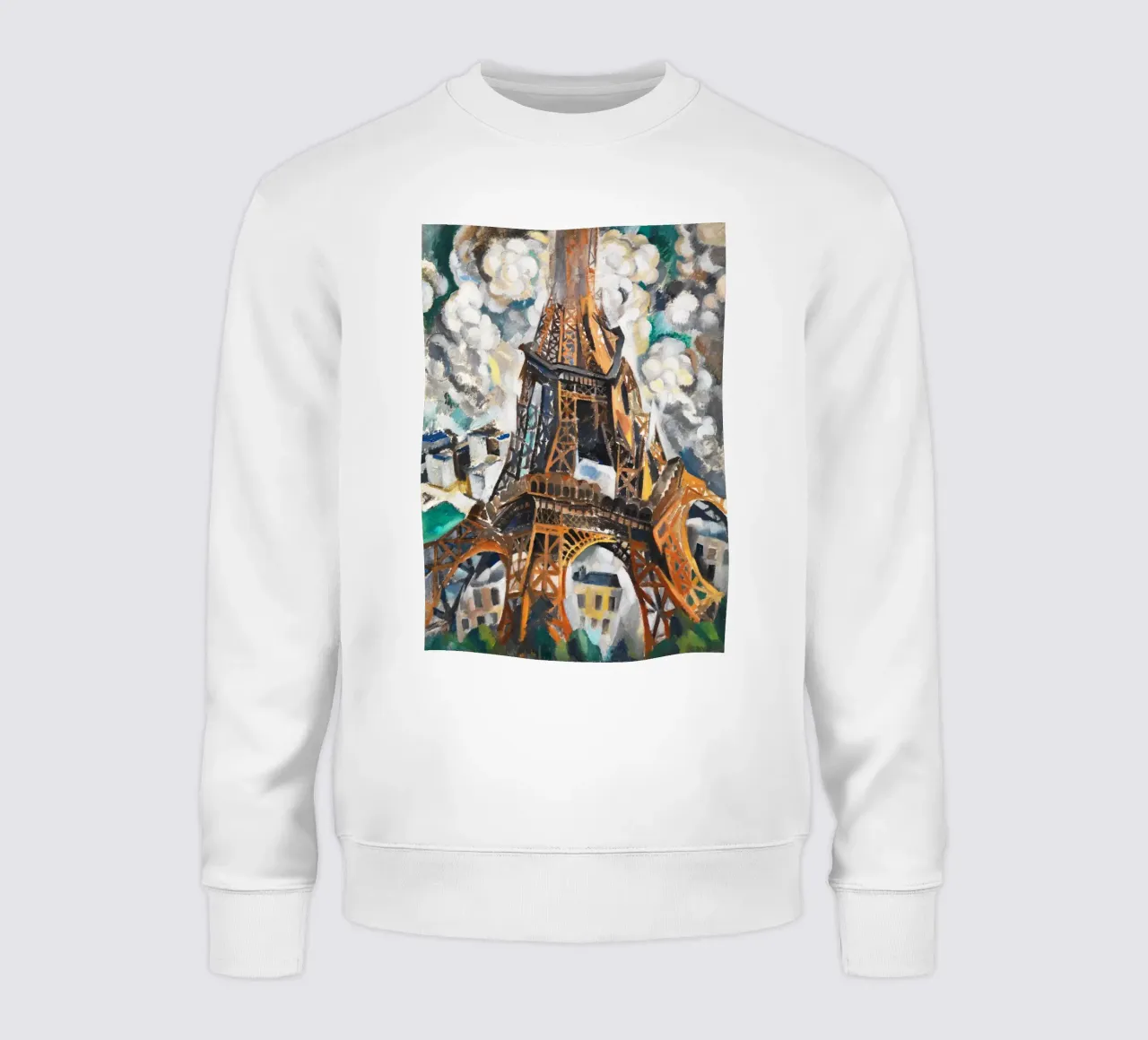 La Torre Eiffel di Robert Delaunay felpa da Venus Art