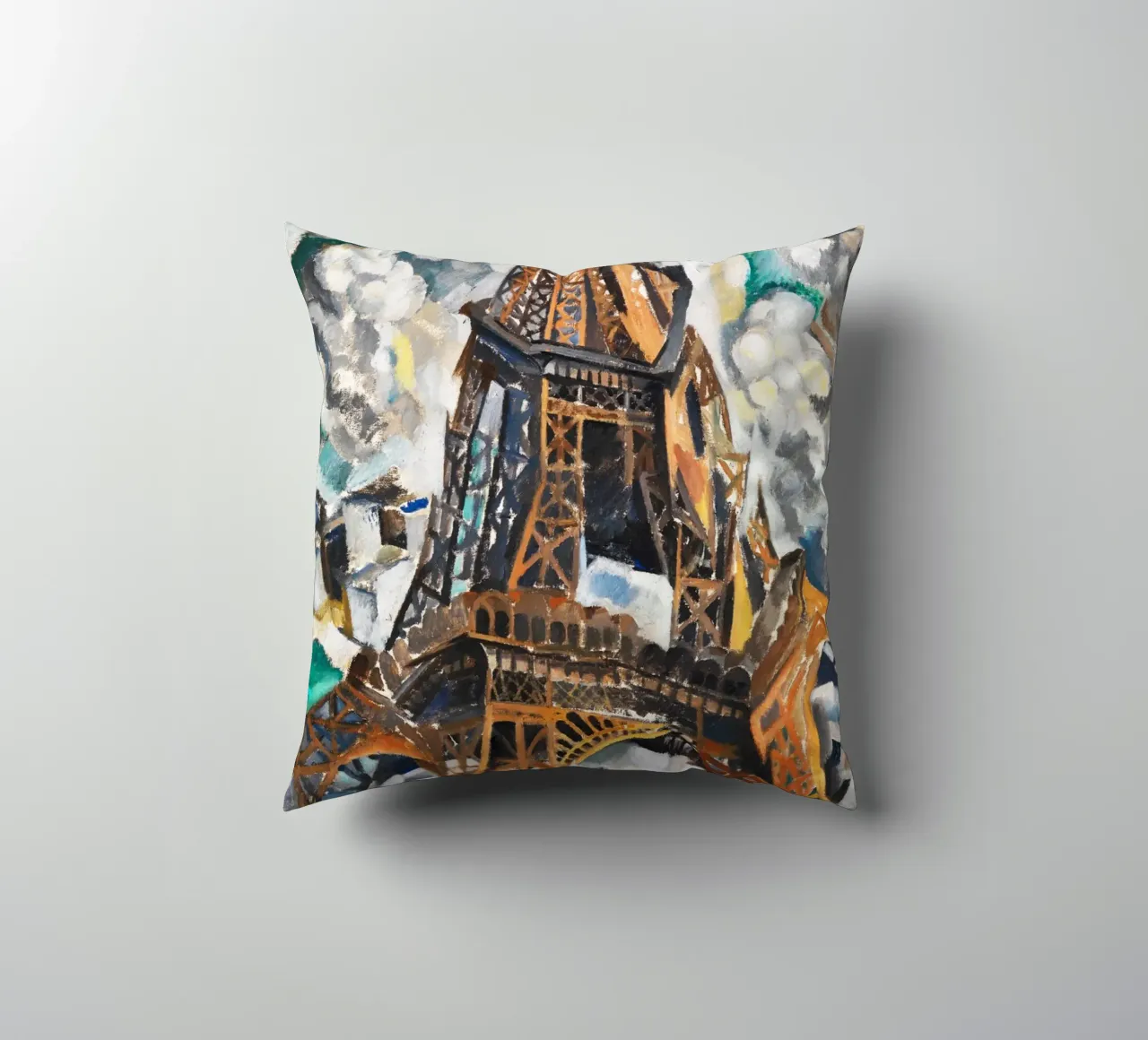 La Torre Eiffel di Robert Delaunay cuscino da Venus Art