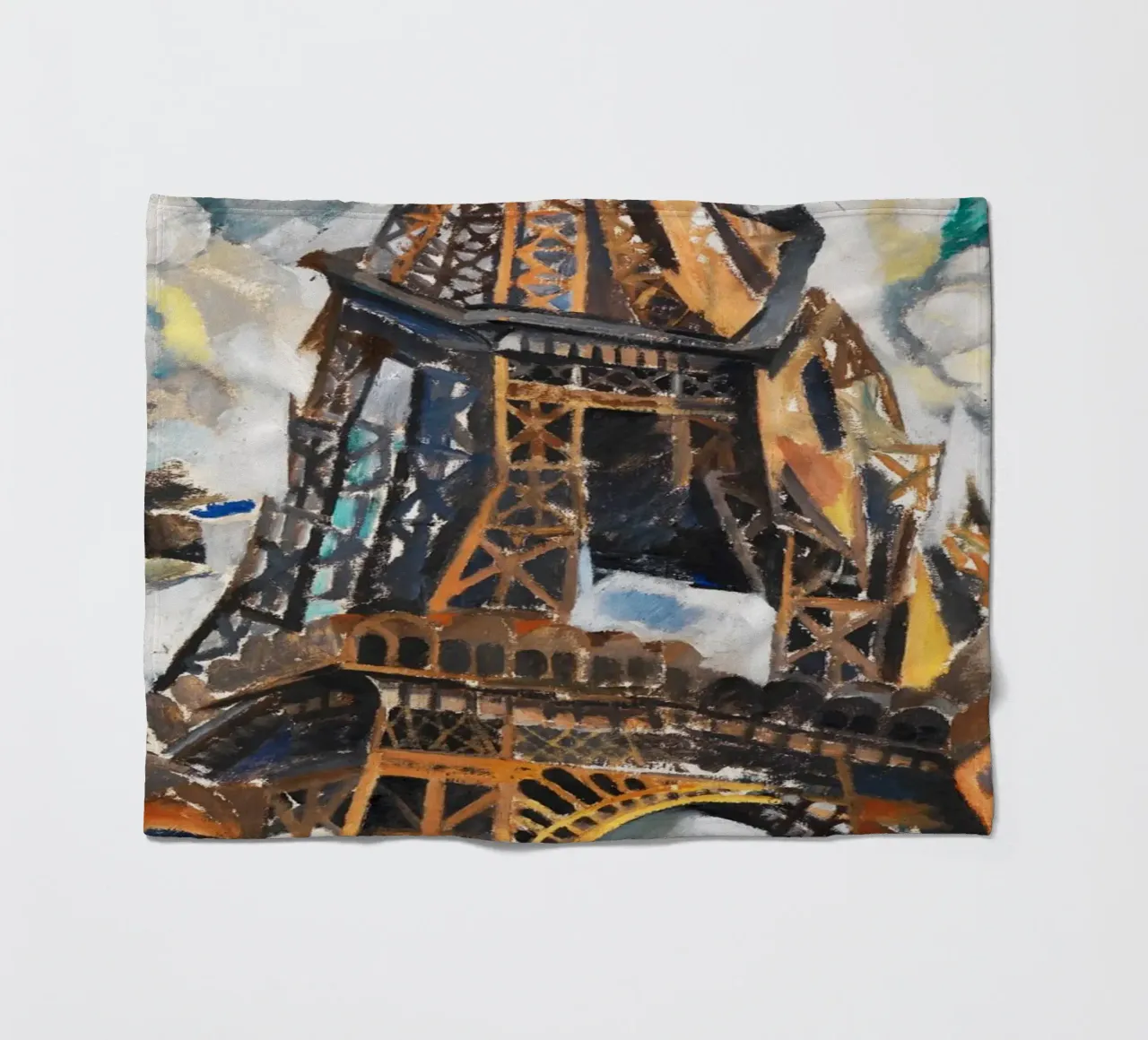 La Torre Eiffel di Robert Delaunay coperta in pile da Venus Art