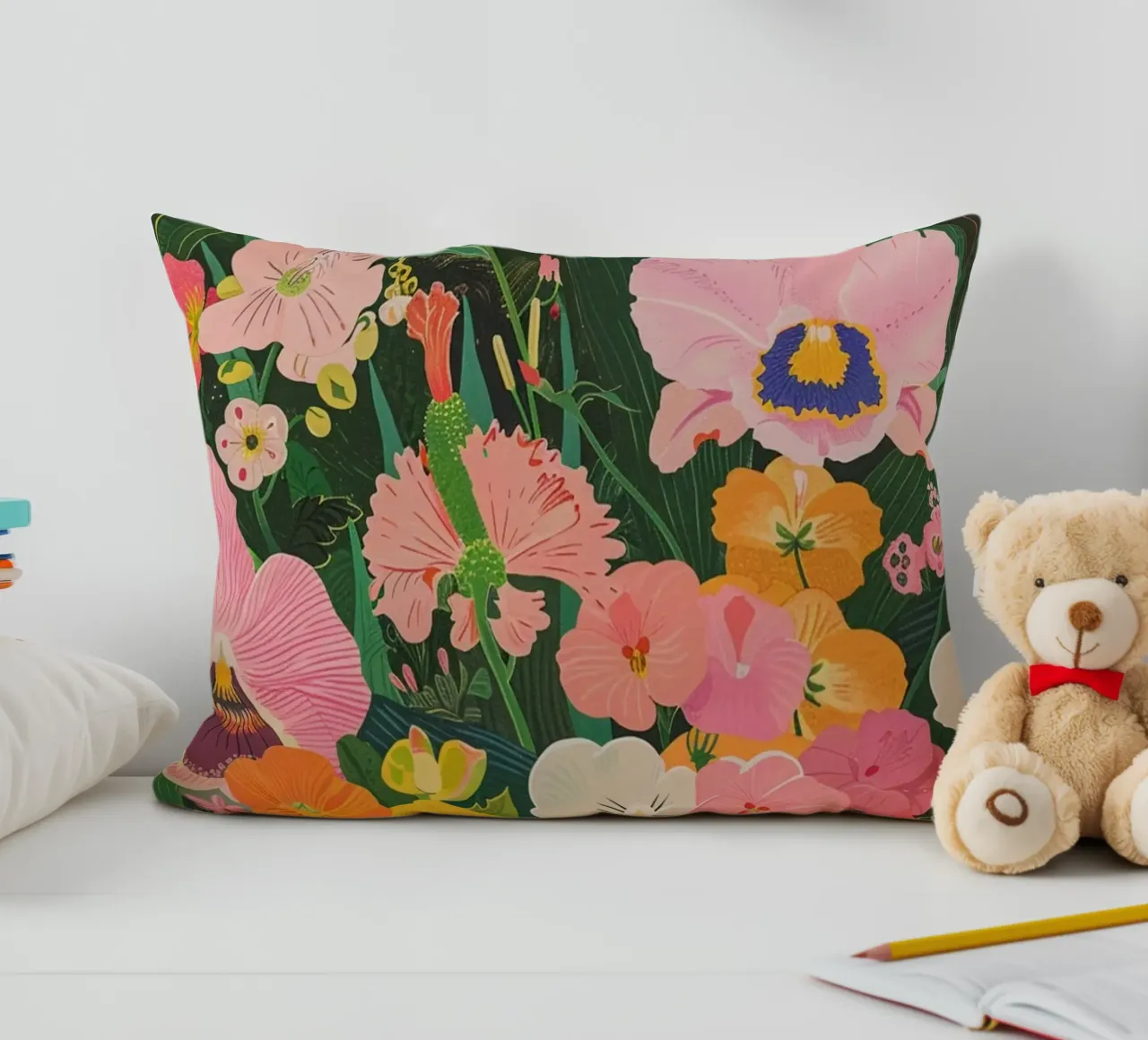 Retro Floral Art cuscino da Gypsy Galleria