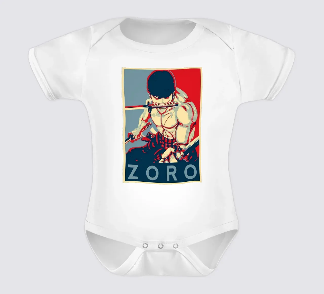 Zoro body neonato maniche corte da Waylons Studio