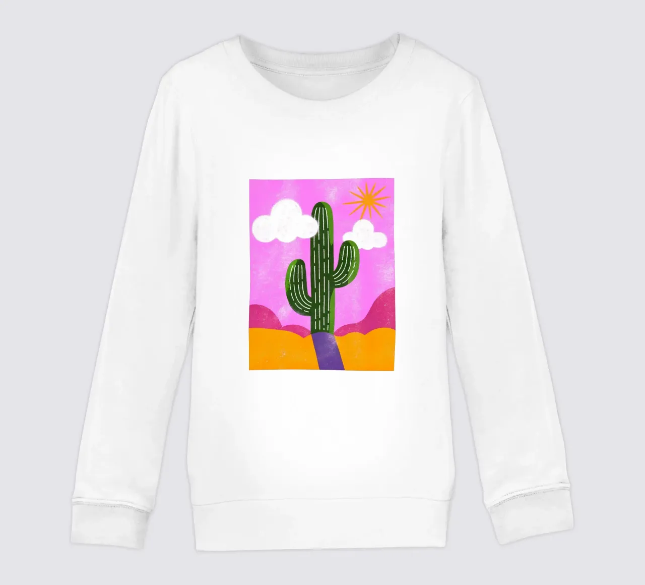 Cactus e sole Retro Pop felpa bambino da THE LATEST SHOP