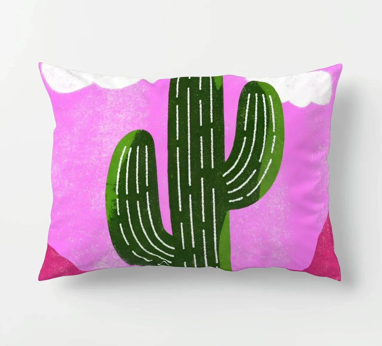 Cactus e sole Retro Pop cuscino da THE LATEST SHOP