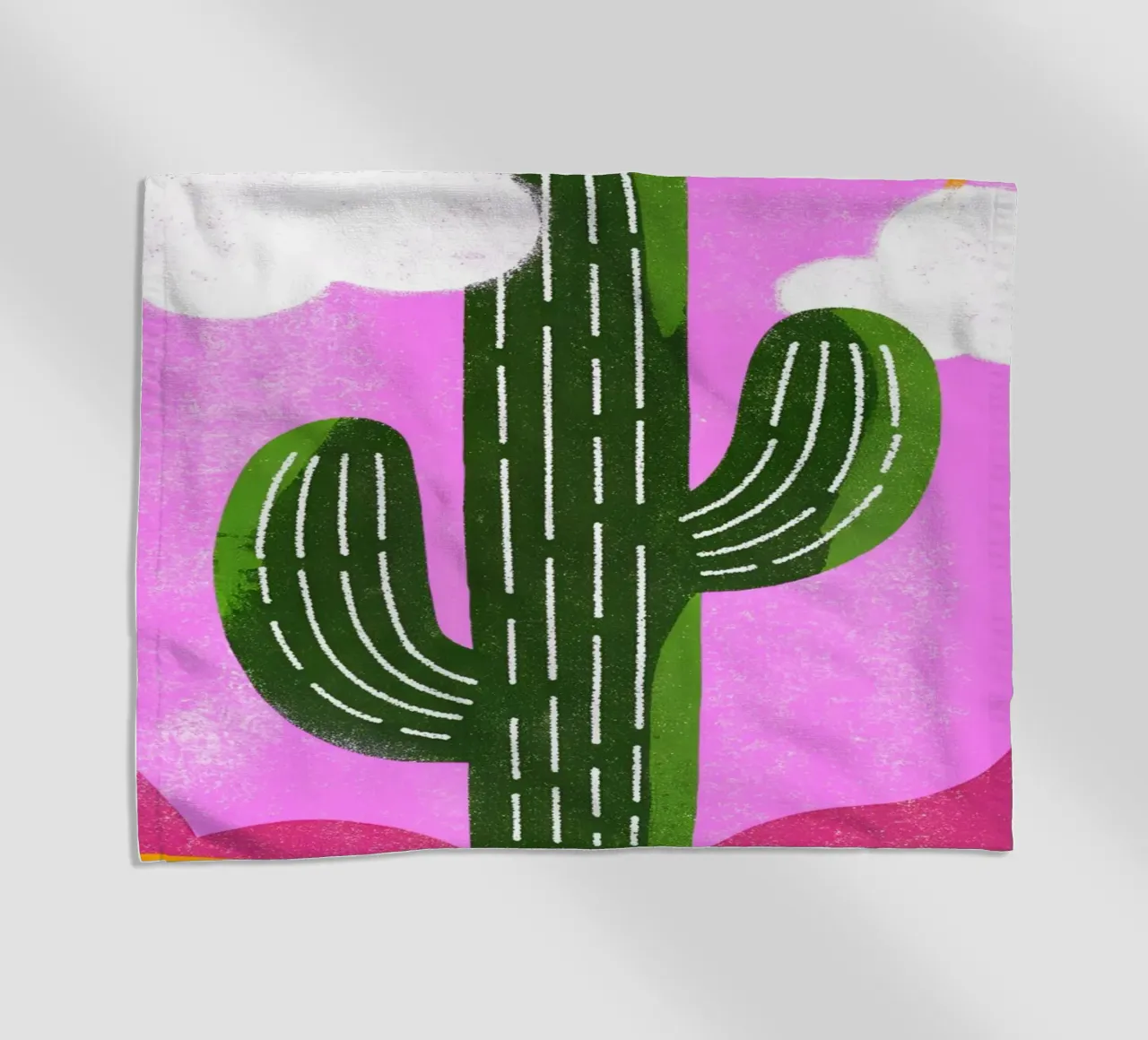 Cactus e sole Retro Pop telo mare da THE LATEST SHOP