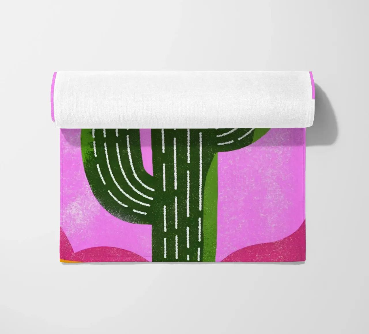 Cactus e sole Retro Pop telo mare da THE LATEST SHOP