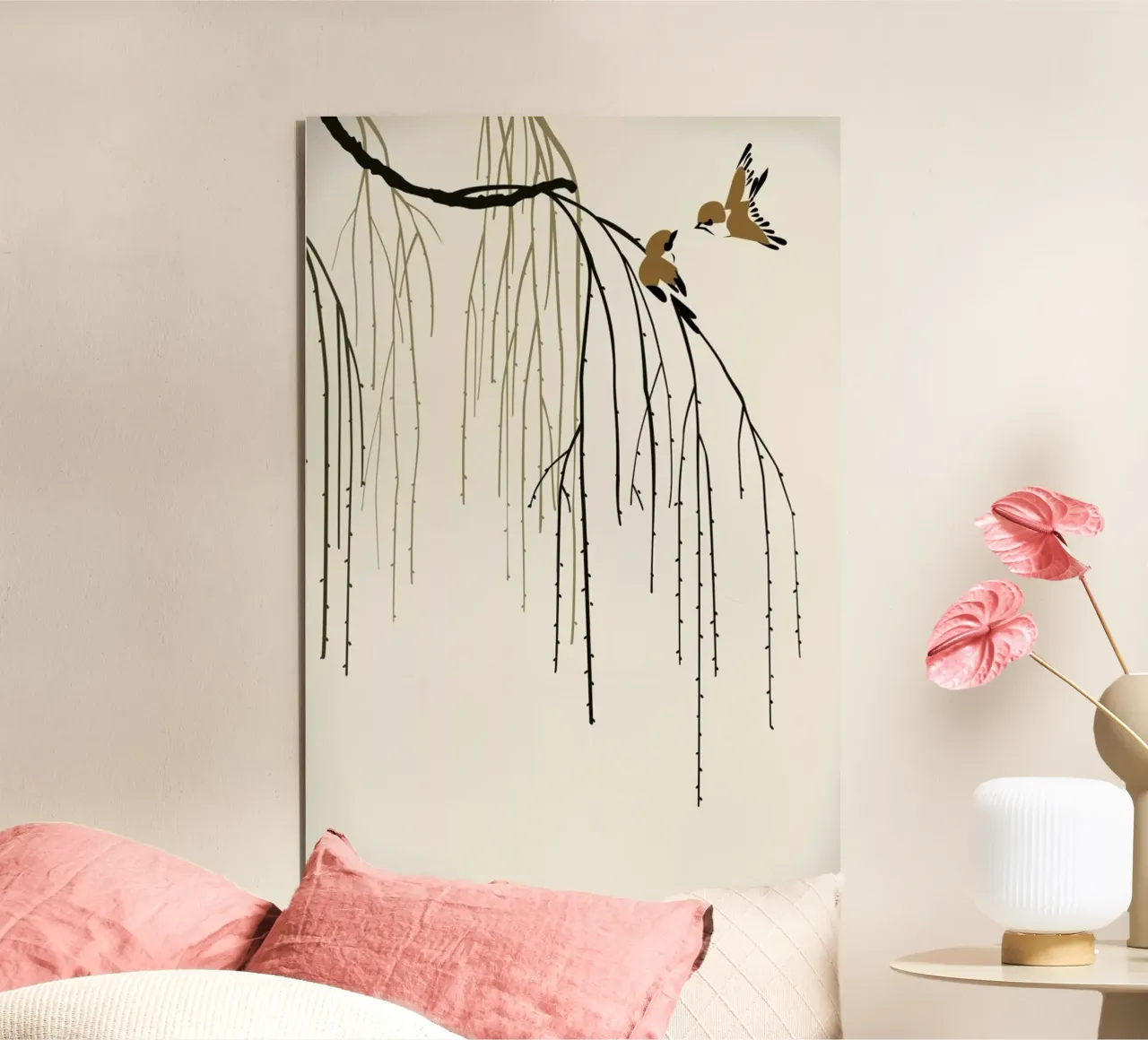 Two Little Birds alluminio dibond da Flora & Fauna