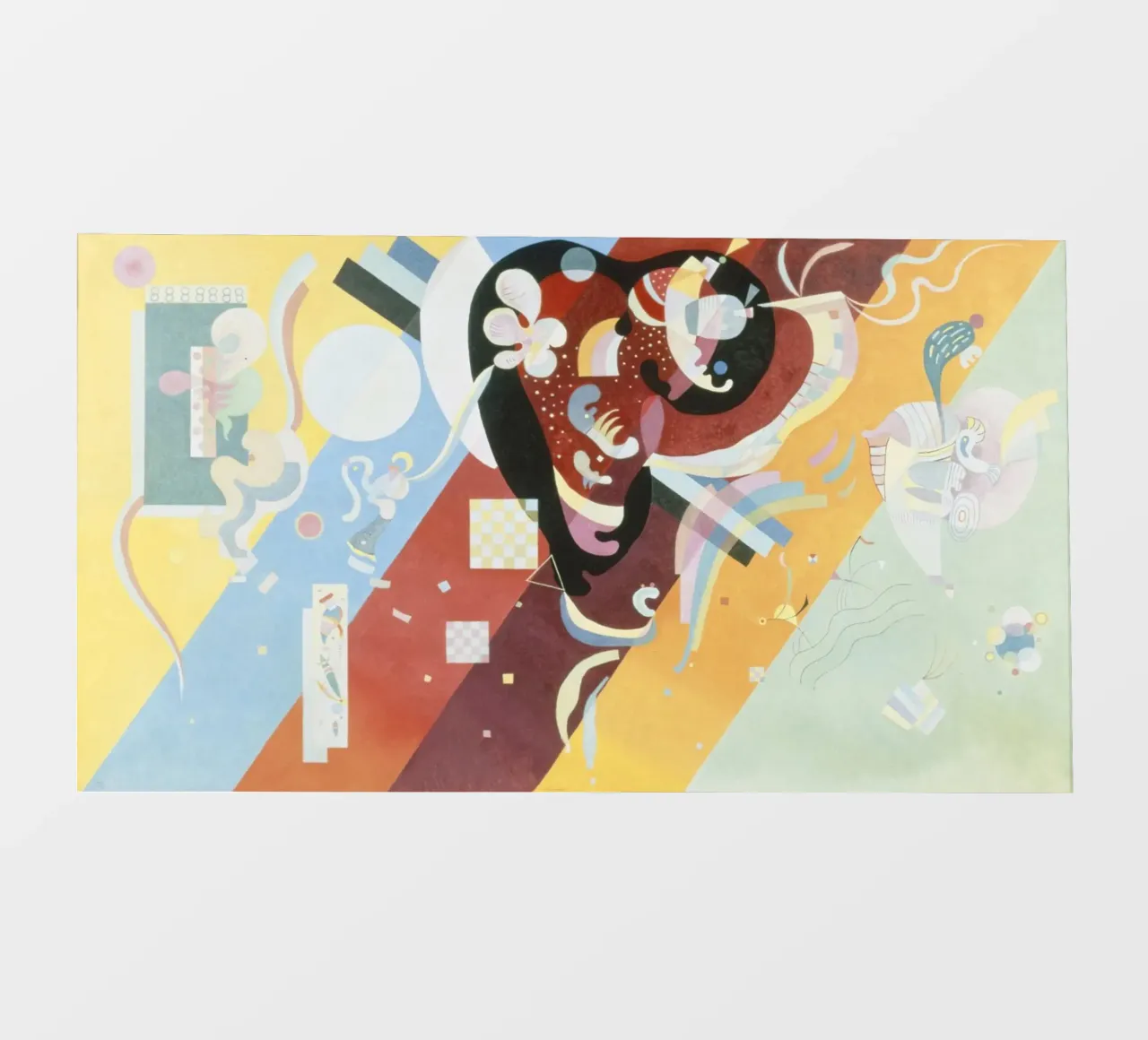 Wassily Kandinsky’s Composition IX pellicola backlit da Venus Art