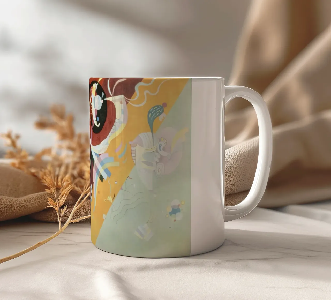 Wassily Kandinsky’s Composition IX Keramik Tasse von Venus Art