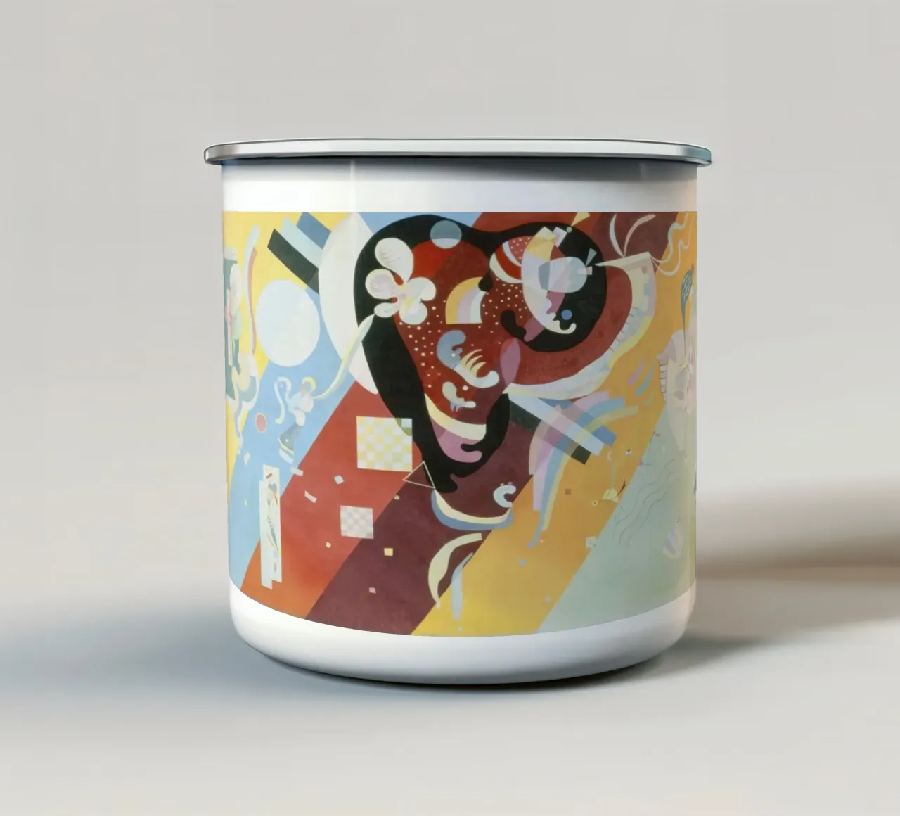 Wassily Kandinsky’s Composition IX taza de esmalte de Venus Art
