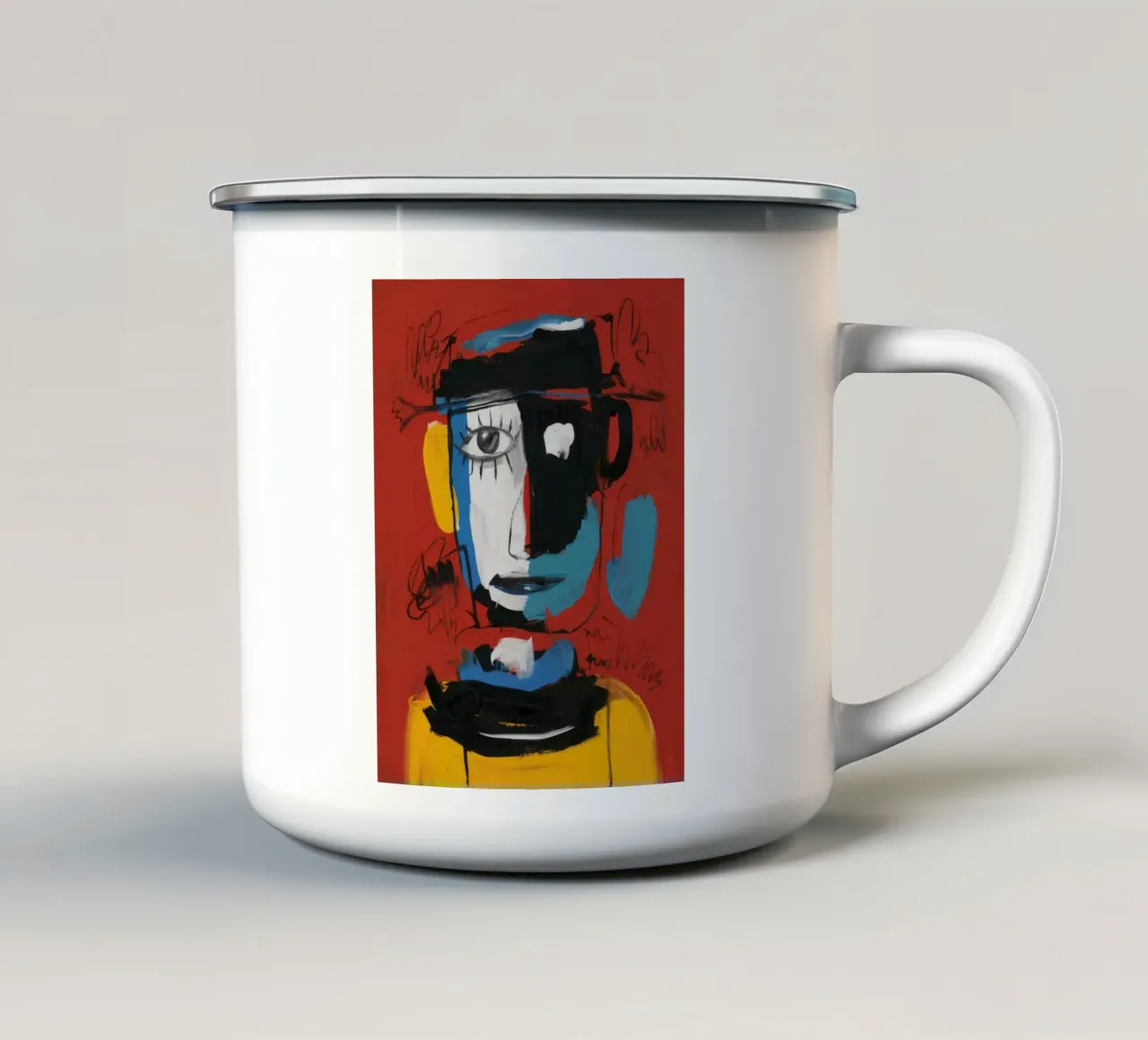 Identità frammentata tazza in smalto da Muse Fragments
