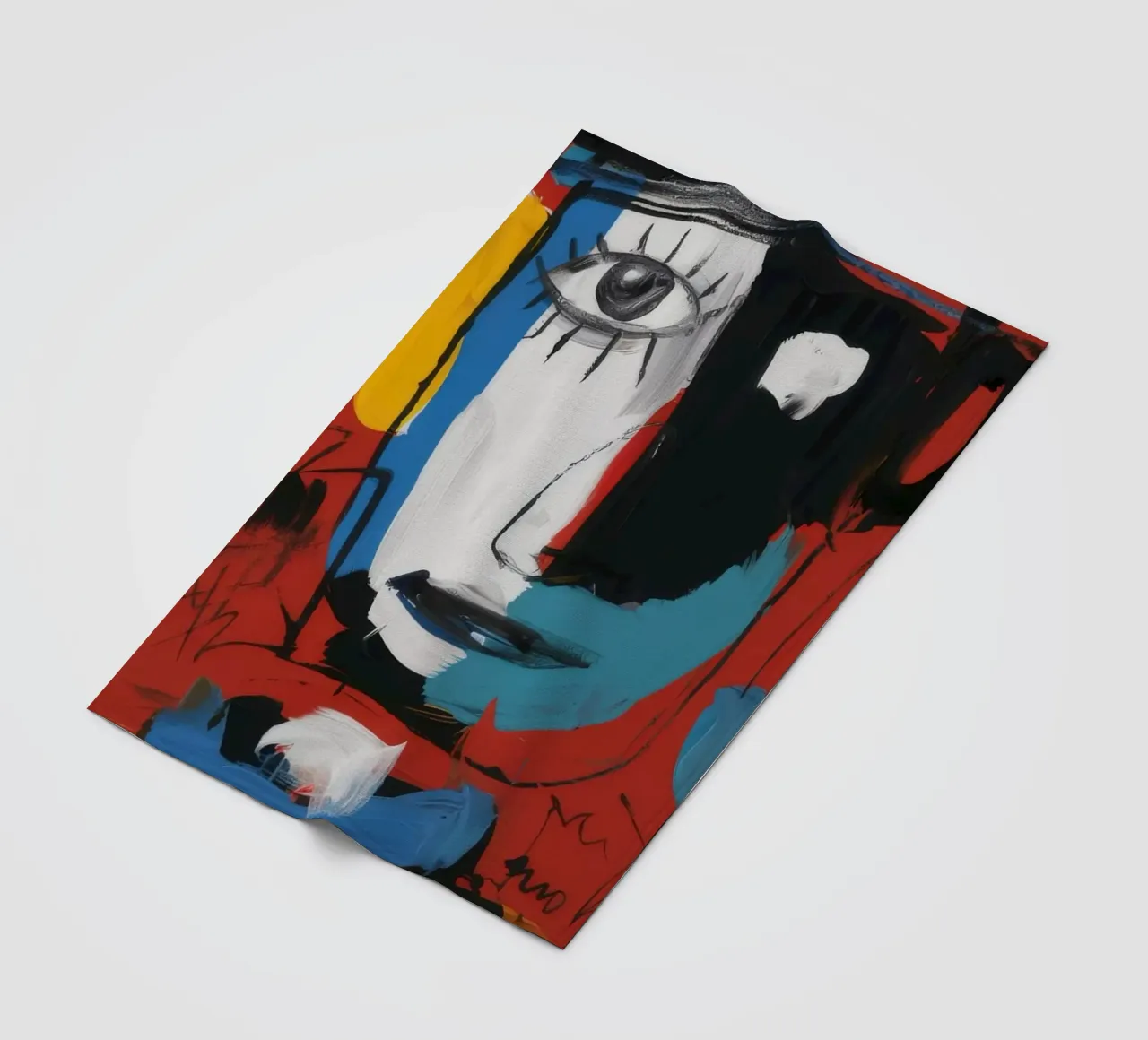 Fragmented Identity fleece blanket by Muse Fragments