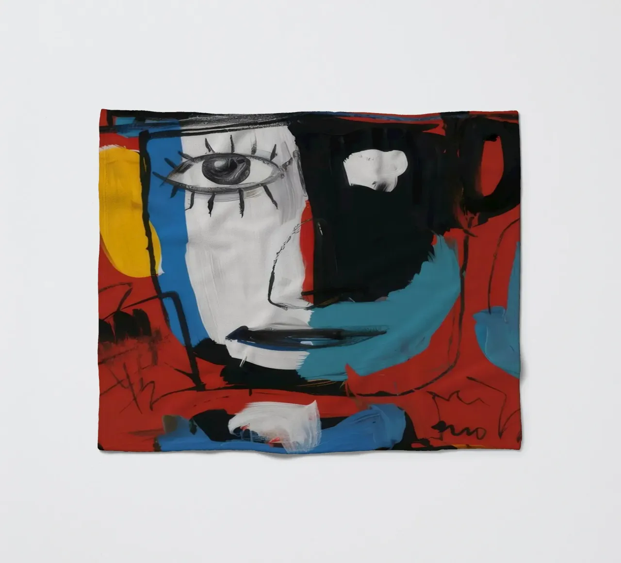 Fragmented Identity fleece blanket by Muse Fragments