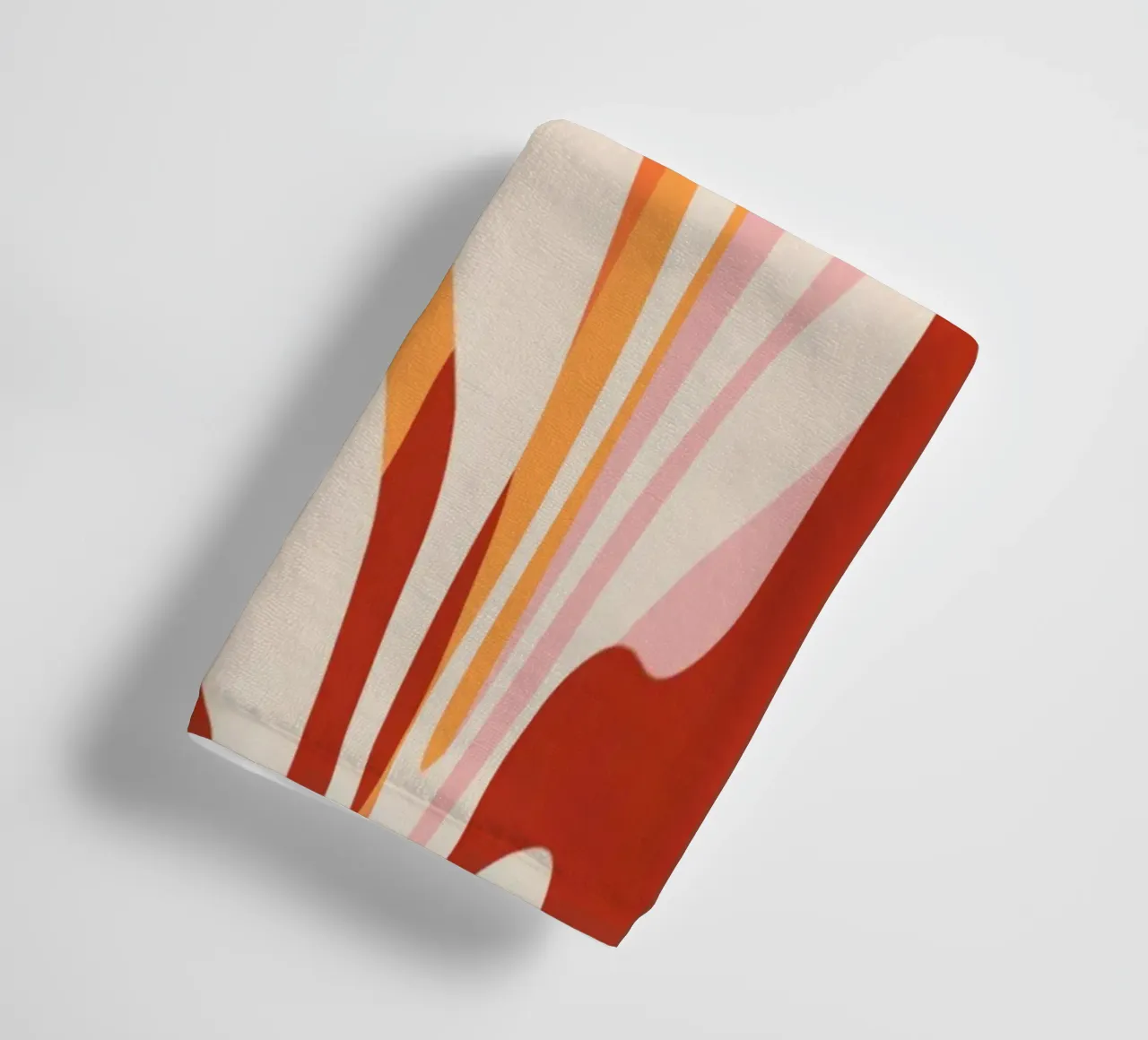 Pink and Orange Abstract asciugamano da bagno da Gypsy Galleria