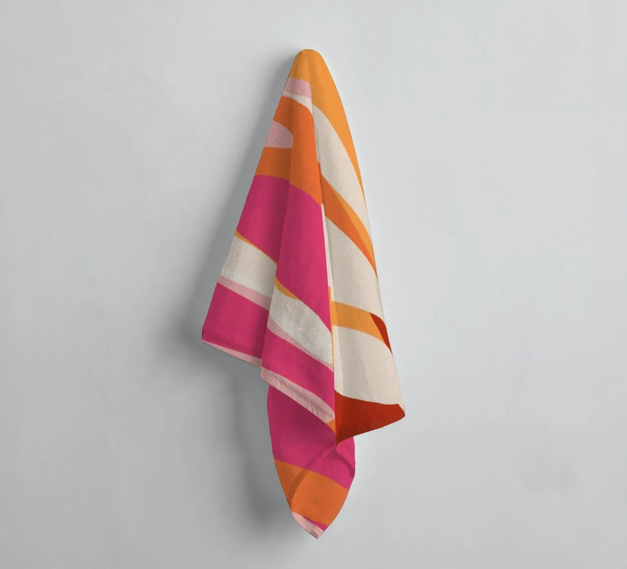 Pink and Orange Abstract asciugamano da bagno da Gypsy Galleria