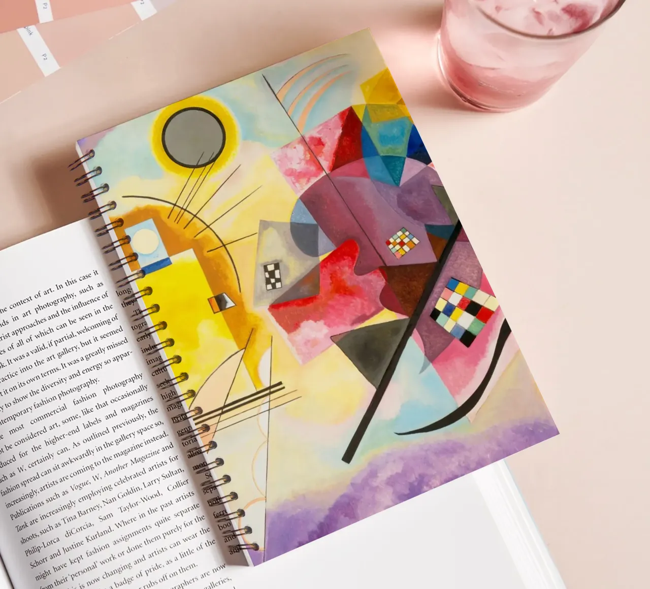 Wassily Kandinsky’s Yellow-Red-Blue spiral notebook by Venus Art