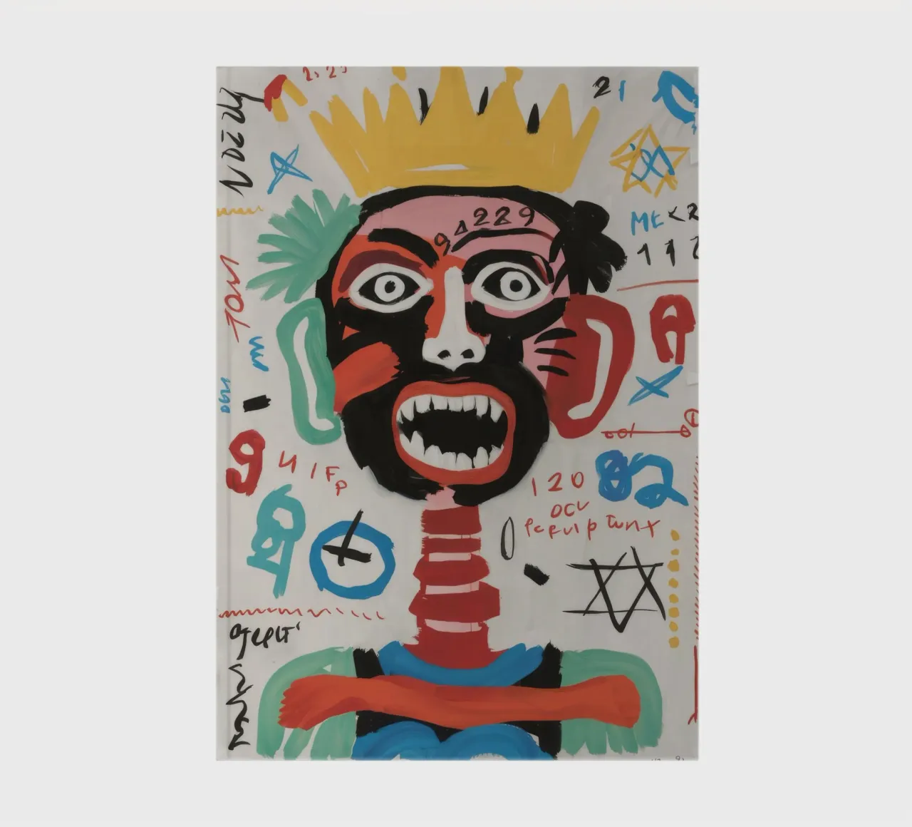 Symbolic Abstract Composition notebook by Muse Fragments