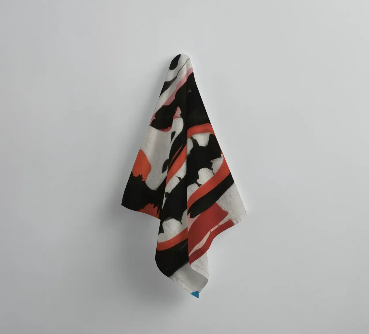 Symbolic Abstract Composition towel by Muse Fragments