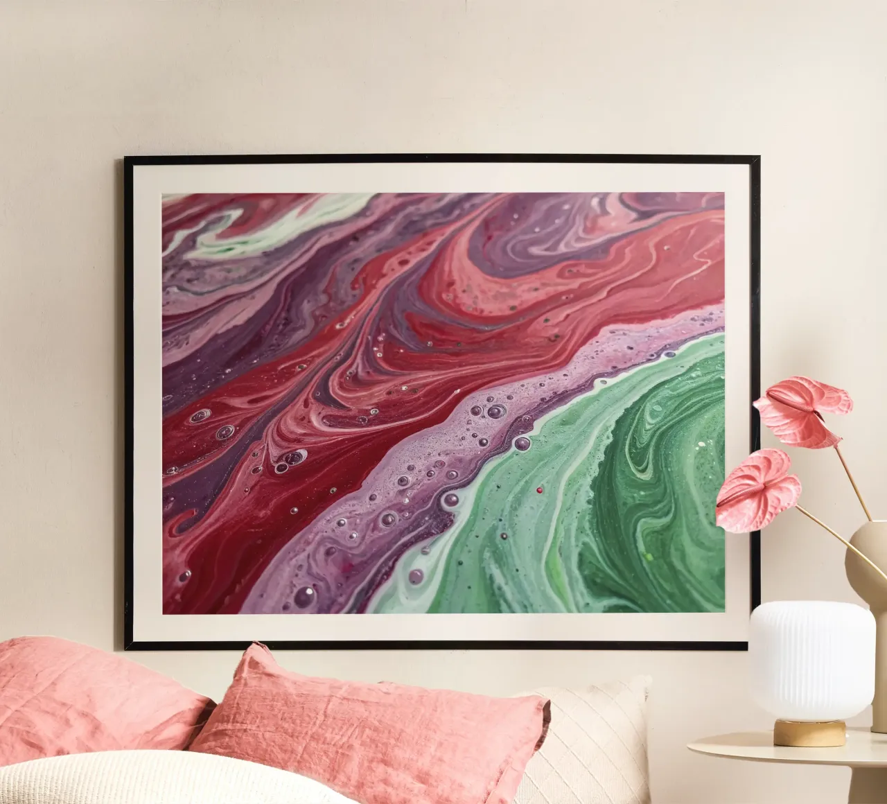 Fluids III poster by 🎨 Point and Art