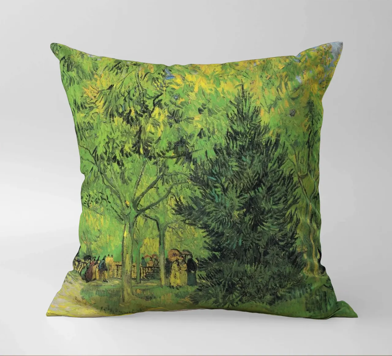 Il sentiero di Vincent van Gogh nel parco di Arles con i camminatori cuscino da Van Gogh Prints