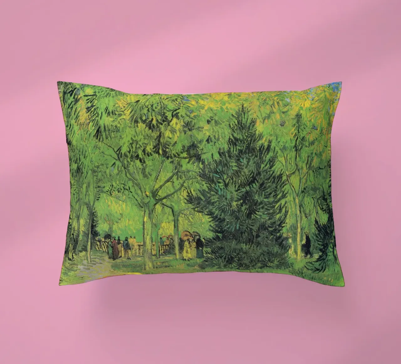 Il sentiero di Vincent van Gogh nel parco di Arles con i camminatori cuscino da Van Gogh Prints