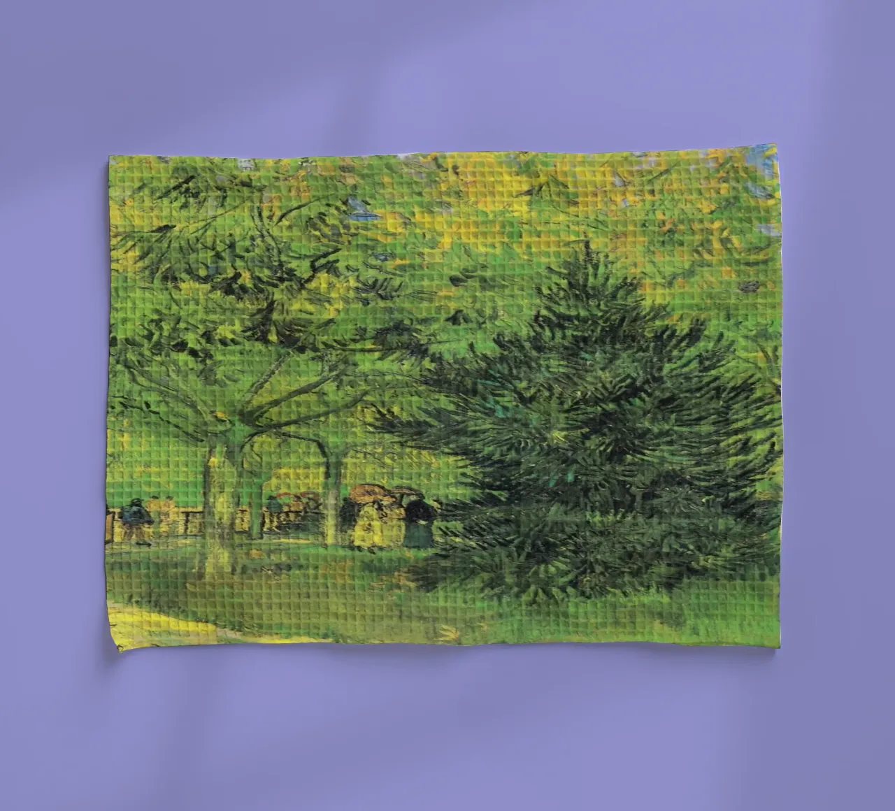 Il sentiero di Vincent van Gogh nel parco di Arles con i camminatori canovaccio da cucina da Van Gogh Prints